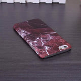 Ruby Red Marble iPhone Case